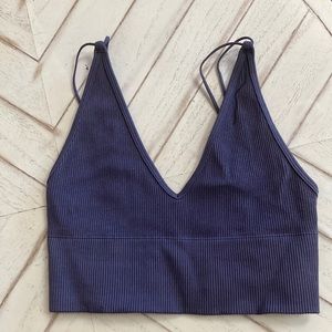 Hollister ribbed sport crop top, gently worn